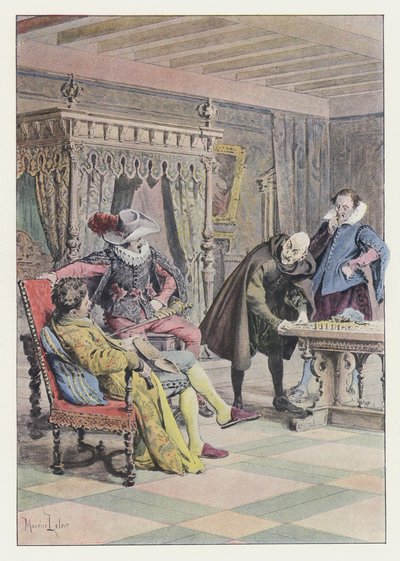 Illustrazione per Gil Blas da Maurice Leloir