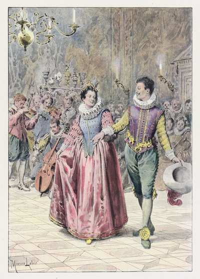 Illustrazione per Gil Blas da Maurice Leloir