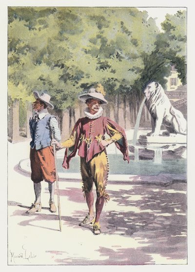 Illustrazione per Gil Blas da Maurice Leloir