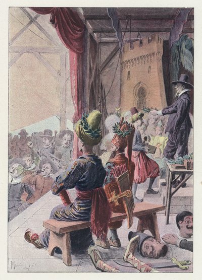 Illustrazione per Gil Blas da Maurice Leloir