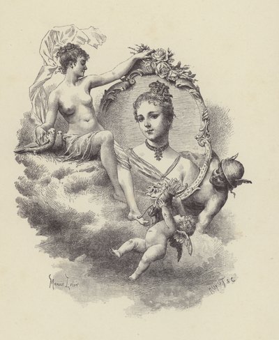 Illustrazione per Manon Lescaut (incisione) da Maurice Leloir