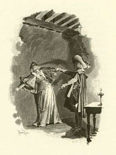 Illustrazione per I Tre Moschettieri da Maurice Leloir