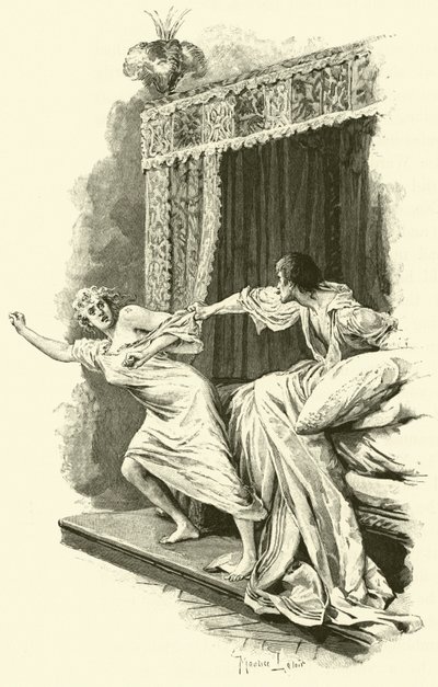 Illustrazione per I tre moschettieri da Maurice Leloir