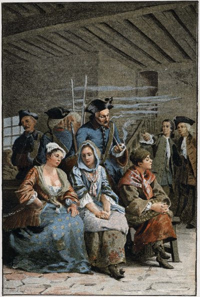 La Chaine (Histoire de Manon Lescaut et du chevalier Des Grieux) da Maurice Leloir