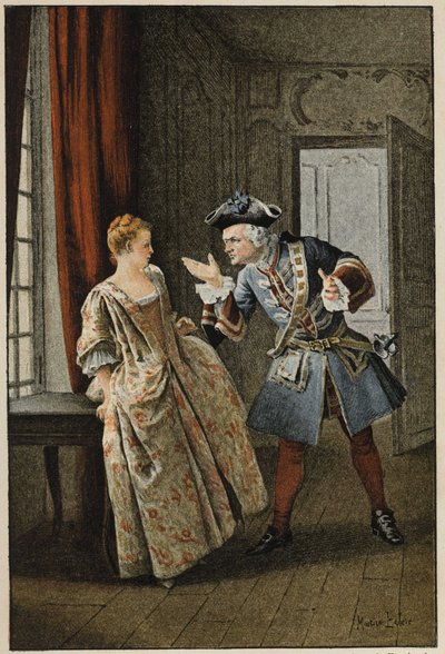 Manon e suo fratello (Histoire de Manon Lescaut et du chevalier Des Grieux) da Maurice Leloir