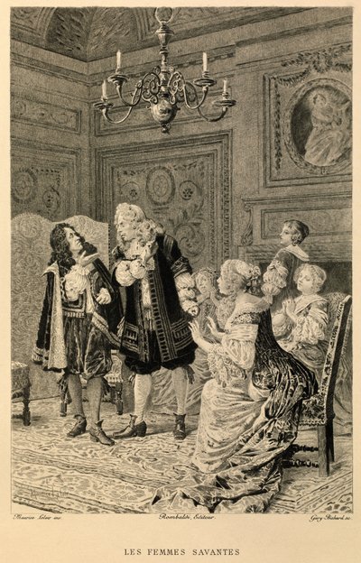 Le Femmes Savantes di Moliere da Maurice Leloir