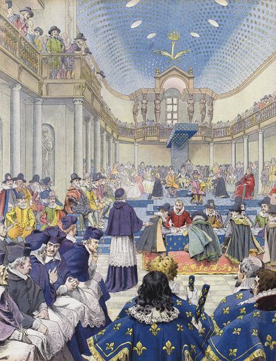 Richelieu agli Stati Generali del 1614 da Maurice Leloir