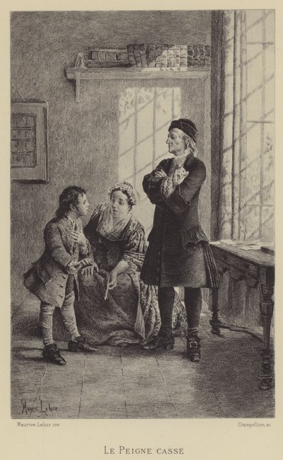 Il pettine rotto da Maurice Leloir