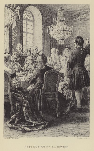 La spiegazione del motto da Maurice Leloir
