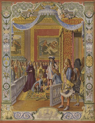 Il lever di re Luigi XIV da Maurice Leloir