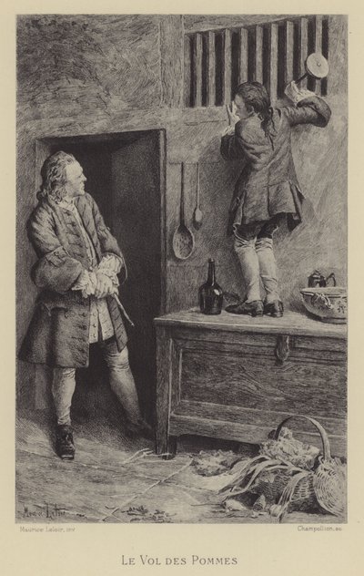 Il furto delle mele da Maurice Leloir
