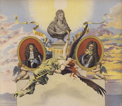 Le tre età di Luigi XIV da Maurice Leloir