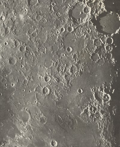 Fotografia Lunare Albategnius - Triesnecker - Manilius da Maurice Loewy