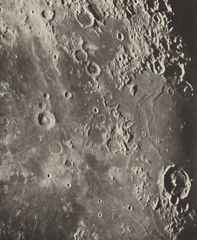 Fotografia Lunare Capuanus - Bouillaud - Gassendi, 1896 da Maurice Loewy