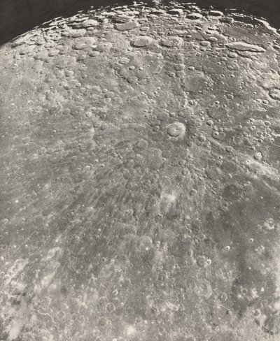 Fotografia lunare Radiazione di Tycho - Fase crescente da Maurice Loewy