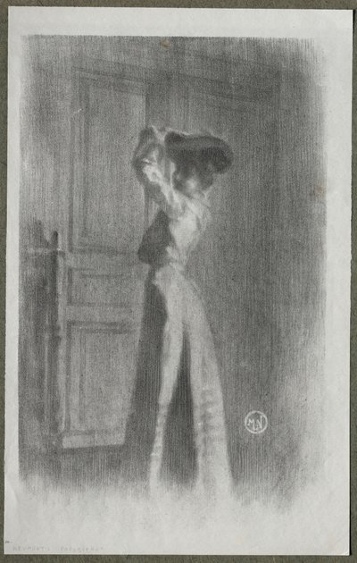 Donna alla moda da Maurice Louis Henri Newmont