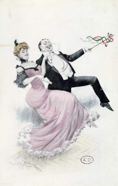 Gioia di Vivere, cartolina c.1900 da Maurice Millière