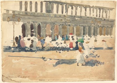 Caffè Florian a Venezia da Maurice Brazil Prendergast