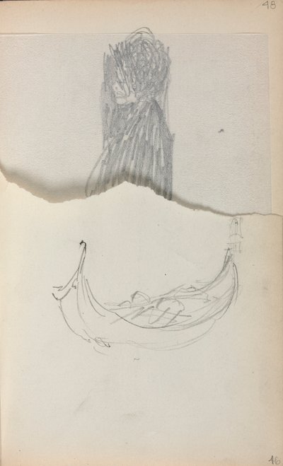Sketchbook italiano: Gondola (pagina 46) da Maurice Prendergast