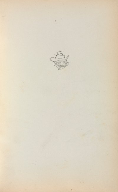 Quaderno degli schizzi italiano: Testa di uomo (pagina 223) da Maurice Prendergast