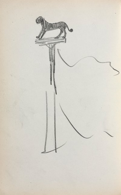 Album di schizzi italiani: Leone di San Marco () (pagina 39) da Maurice Prendergast
