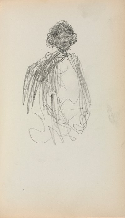 Quaderno degli schizzi italiano: Donna, lunghezza della vita (pagina 217) da Maurice Prendergast