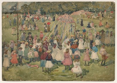 Festa del lavoro, Central Park da Maurice Brazil Prendergast