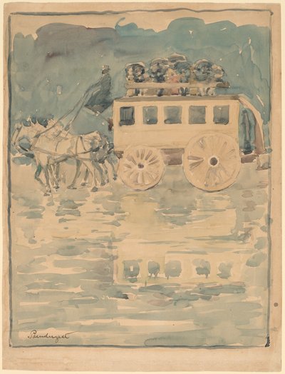 Omnibus parigino da Maurice Brazil Prendergast