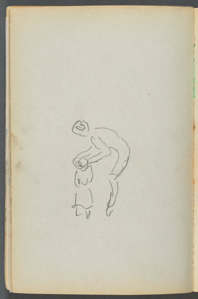 Libro di schizzi - Il Granite Shore Hotel, Rockport, pagina 050: Madre e figlio da Maurice Prendergast