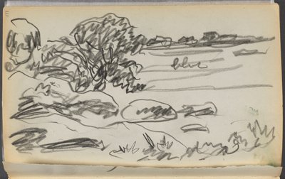 Libro di schizzi - Il Granite Shore Hotel, Rockport, pagina 171: Paesaggio da Maurice Prendergast