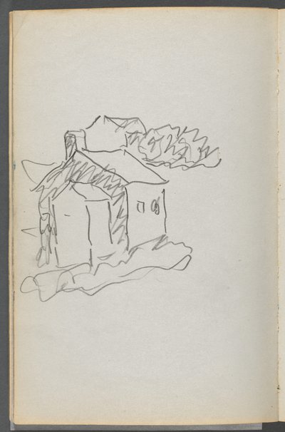 Taccuino degli schizzi, The Dells, N° 127, pagina 046: Casa da Maurice Prendergast