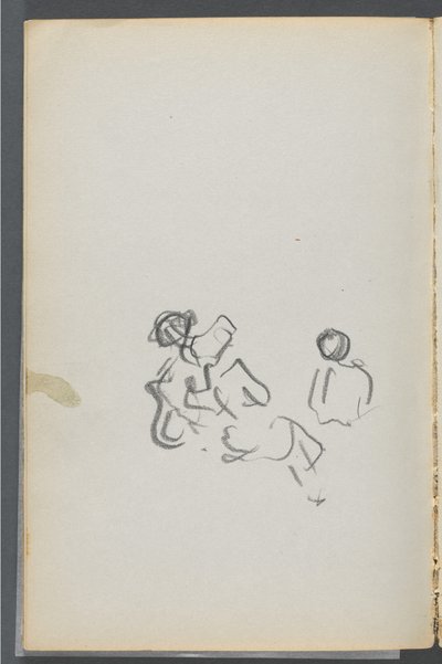 Quaderno di schizzi, The Dells, N° 127, pagina 054: Figure da Maurice Prendergast