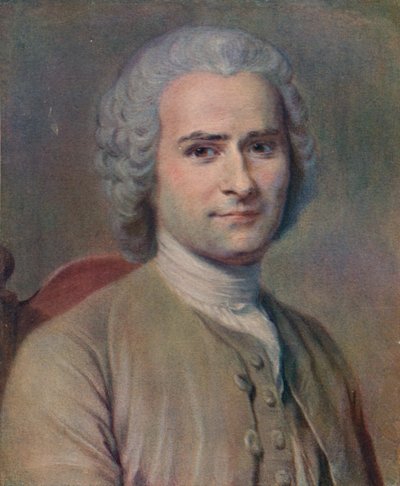 Jean Jacques Rousseau, 1753 da Maurice Quentin de La Tour