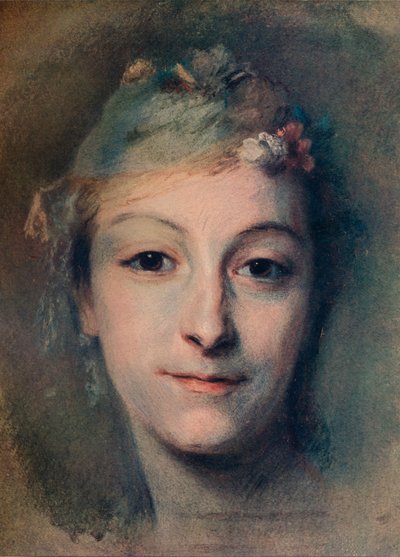 Mademoiselle Fel, c1756 da Maurice Quentin de La Tour