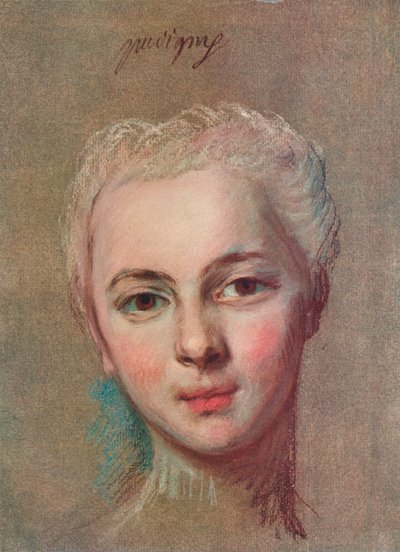 Mademoiselle Puvigny da Maurice Quentin de La Tour