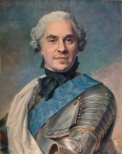 Maresciallo di Sassonia, c1748 da Maurice Quentin de La Tour