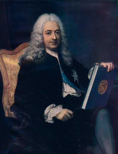 Philibert Orry de Vignory, c1737 da Maurice Quentin de La Tour