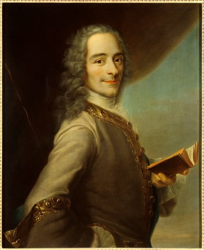 Ritratto di François Marie Arouet detto Voltaire da Maurice Quentin de La Tour