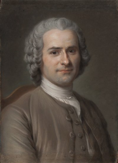 Ritratto di Jean-Jacques Rousseau 1712-1778 da Maurice Quentin de La Tour