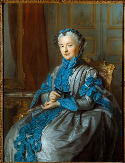 Ritratto della Signora di Rieux da Maurice Quentin de La Tour