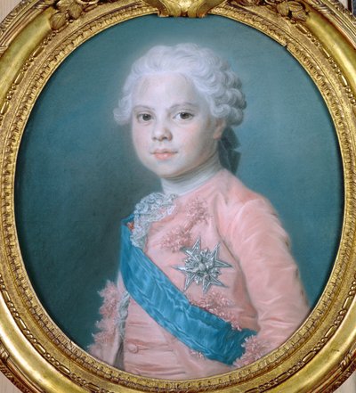 Ritratto di Luigi di Francia (1755-1824) Conte di Provenza e futuro Re Luigi XVIII da Maurice Quentin de La Tour