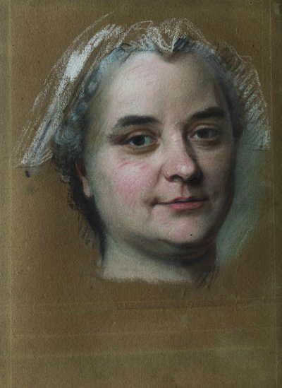 Ritratto di Madame Pèlerin da Maurice Quentin de La Tour