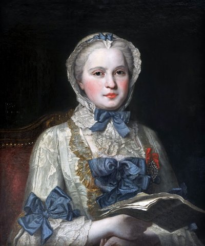 Ritratto della Principessa Maria Josepha di Sassonia da Maurice Quentin de La Tour