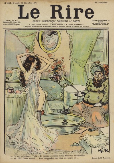 Illustrazione per Le Rire da Maurice Radiguet