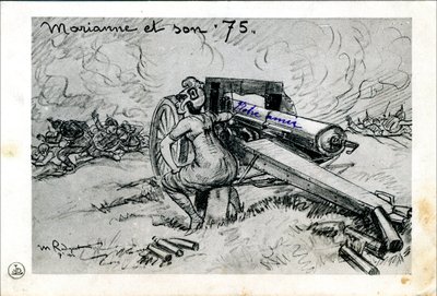 Cartolina, Satirico in N & B da Maurice Radiguet