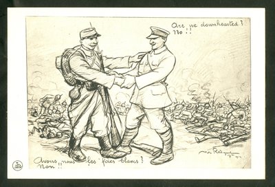 Cartolina, Satirica in N & B da Maurice Radiguet