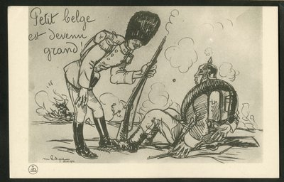Cartolina, Satirico in N & B da Maurice Radiguet