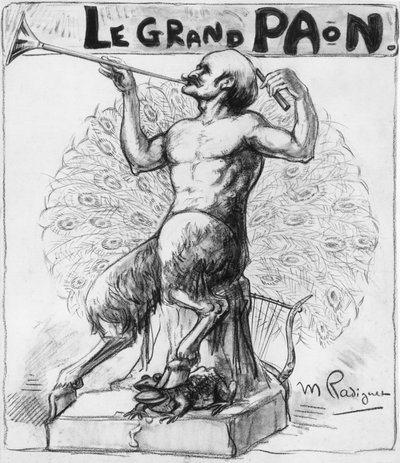 Il grande pavone, cartone animato di Maurice Radiguet di Edmond Rostand (1868-1918) scrittore francese da Maurice Radiguet