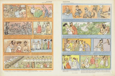Il paradiso collettivista. Illustrazione per Le Rire da Maurice Radiguet