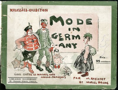 in Moda in Germania, ca. 1915 - Guerra del 14-18, Germania Prussia, Moda, Bruttezza da Maurice Radiguet